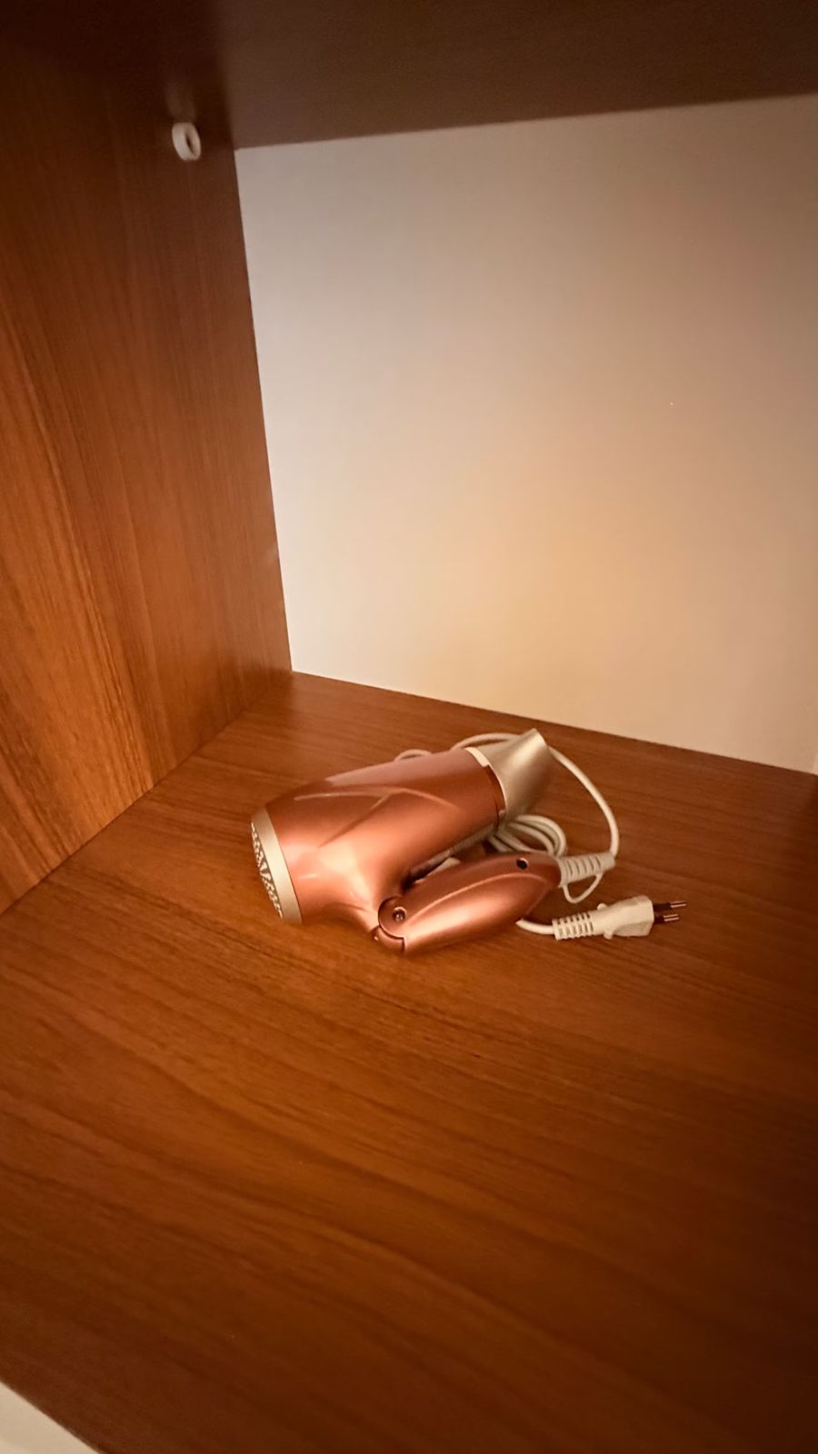 Secador de cabelo na bancada